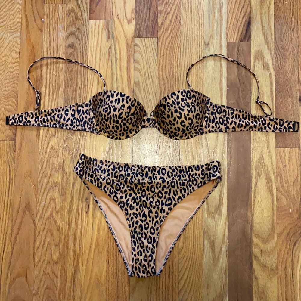 Leopard Triangl Bikini